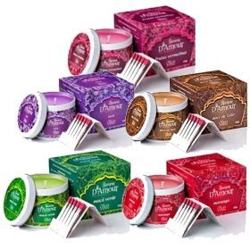 Vela Beijável Flamme D Amour Santo 60g