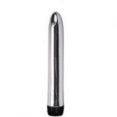 Vibrador Personal Médio Cromado 16cm