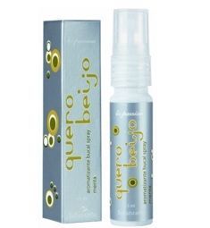 Quero Beijo Aromatizador Bucal Spray Sabor Menta