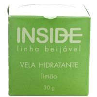 Vela Hidratante Beijável Inside Limão 30g