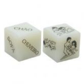 Dado Jogo do Prazer Hot Posições Local 2 Unid.