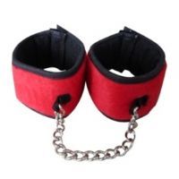 Algema Em Tecido com Velcro Vermelha Sexy Fantasy