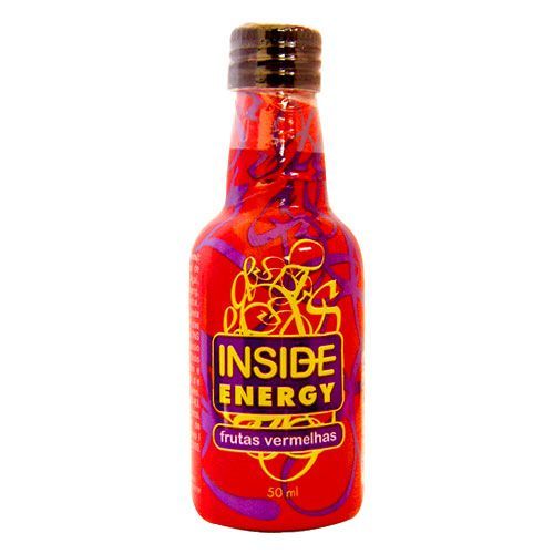 Inside Energy Bebida Energética Sabor Frutas Vermelhas 50ml