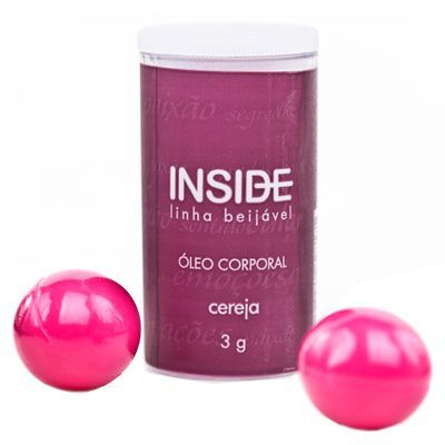 Cápsula de Óleo Beijáveis Inside Cereja 2 Unid