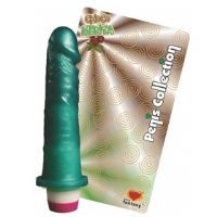 Prótese Com Vibro Frutada 18x4,4cm Aroma de Chocomenta