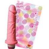 Prótese Com Vibro Frutada 18x4,4cm Aroma de Tuti-Fruti