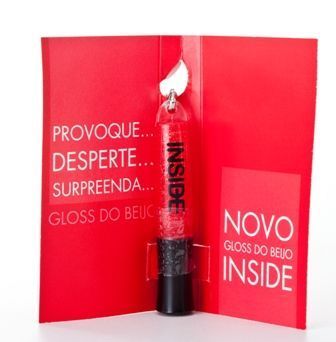 Gloss do Beijo Inside Morango 2ml